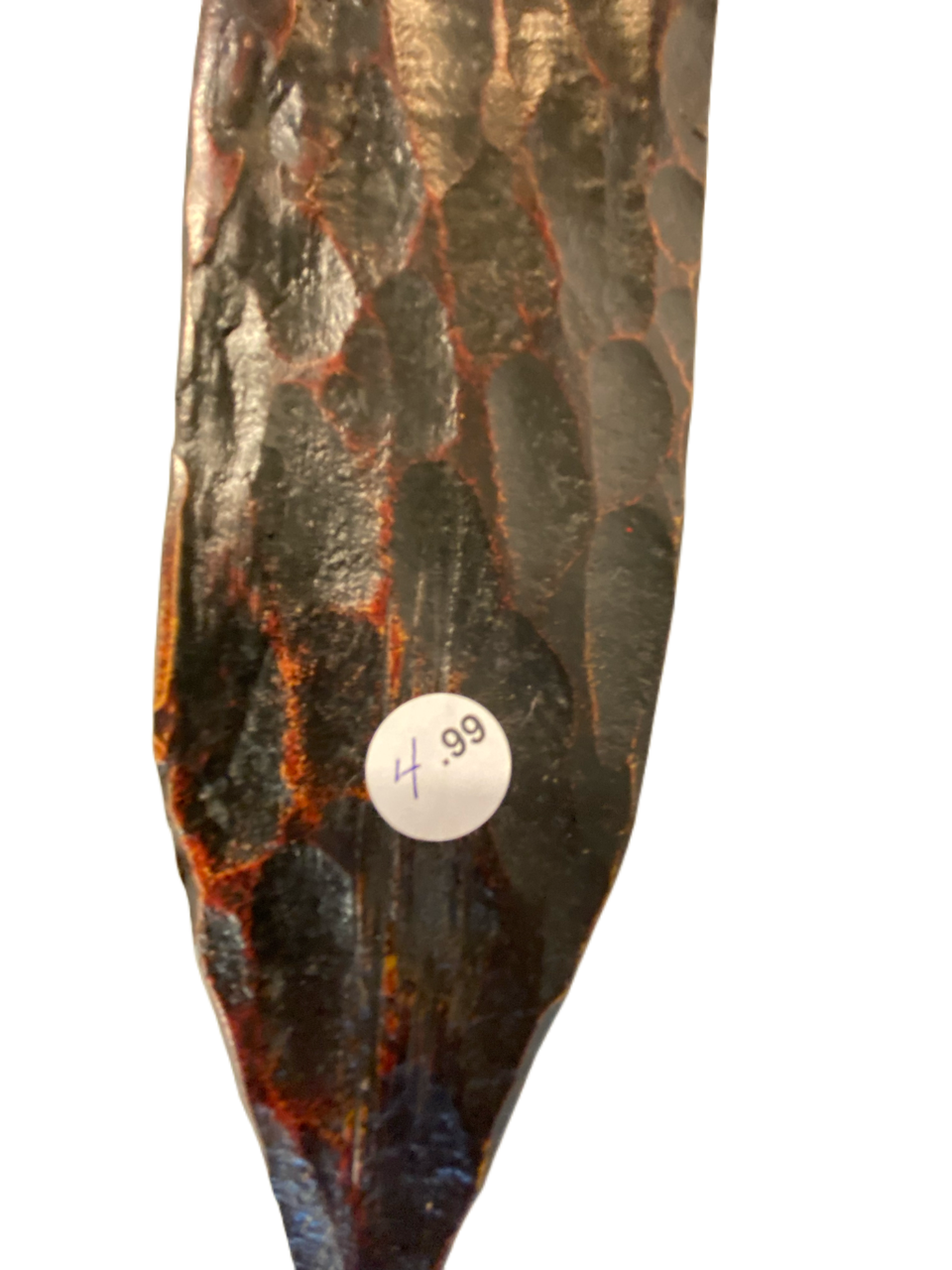 White Sticker with Black Numbers