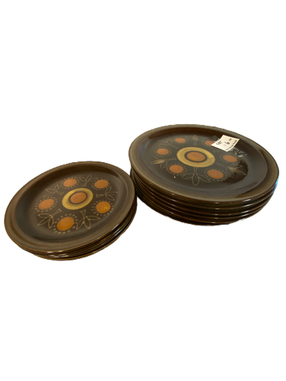 Stack of Plates with Price Tag