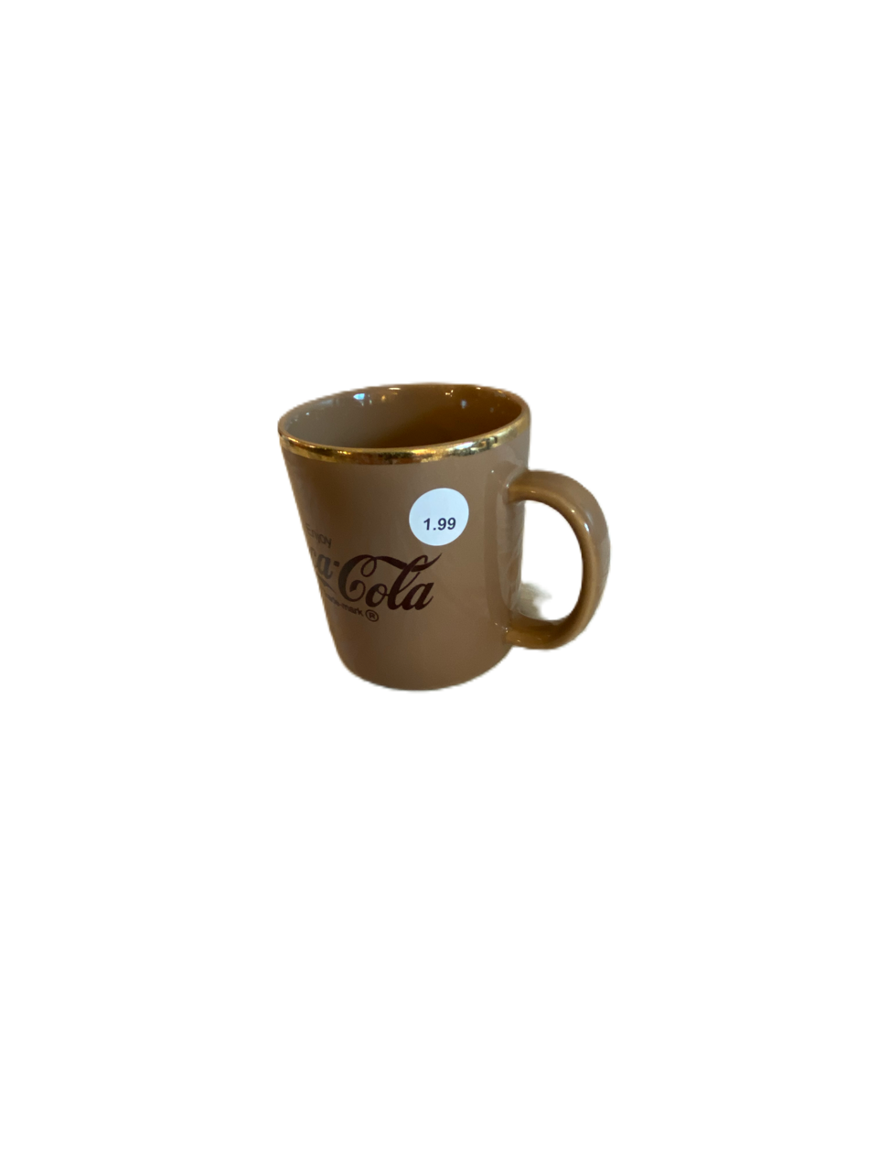 Coffee Cup with Price Tag